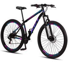 Carregar imagem no visualizador da galeria, Bicicleta Aro 29 Aço Carbono KGT Freios a Disco Suspensão 21 marchas - AURORA