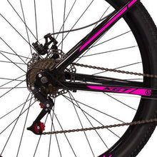 Carregar imagem no visualizador da galeria, Bicicleta Aro 29 Aço Carbono KGT Freios a Disco Suspensão 21 marchas - ROSA