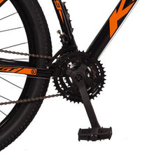 Carregar imagem no visualizador da galeria, Bicicleta Aro 29 Aço Carbono KGT Freios a Disco Suspensão 21 marchas - LARANJA

