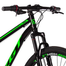 Carregar imagem no visualizador da galeria, Bicicleta Aro 29 Aço Carbono KGT Freios a Disco Suspensão 21 marchas - VERDE
